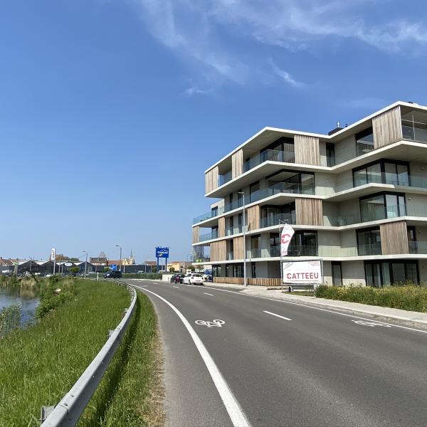 modern appartementsgebouw Vaart Veurne