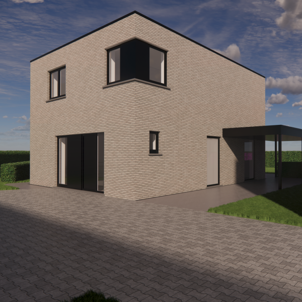 nieuwbouwwoning de Kèèsefabrieke Poperinge