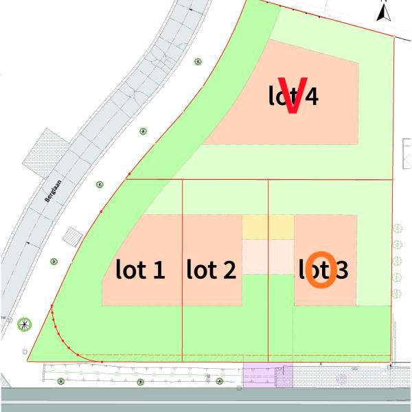 verkoopsplan nieuwbouwwoningen te koop Koksijde