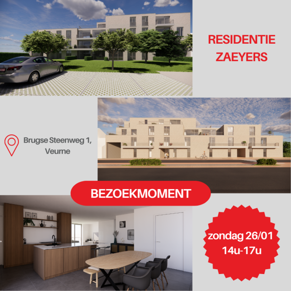 residentie Zaeyers Veurne appartementen te koop bezoekmoment 