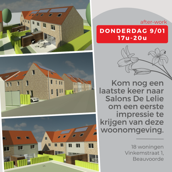 bezoekmoment de lelie beauvoorde 18 nieuwbouwwoningen