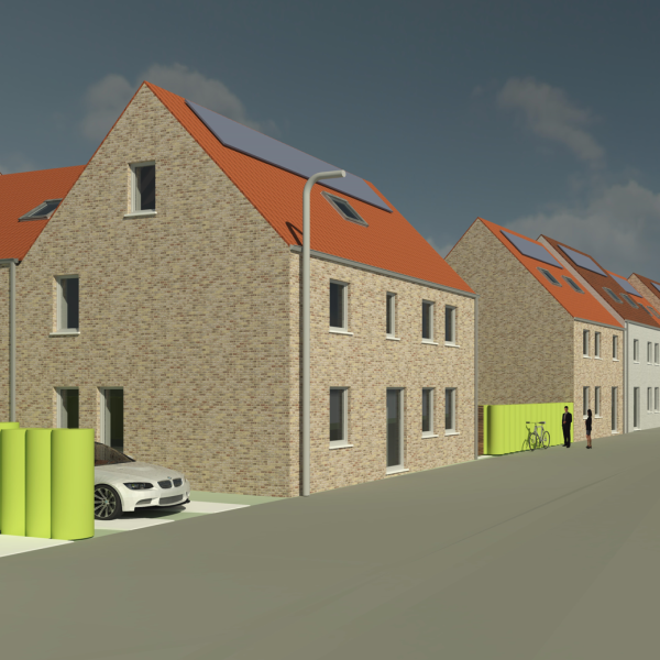 de lelie Beauvoorde nieuwbouwwoningen Veurne