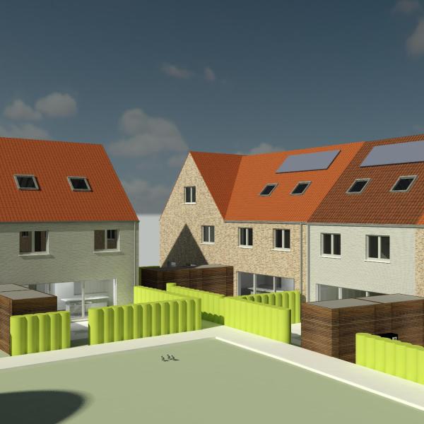 de lelie Beauvoorde nieuwbouwwoningen Veurne