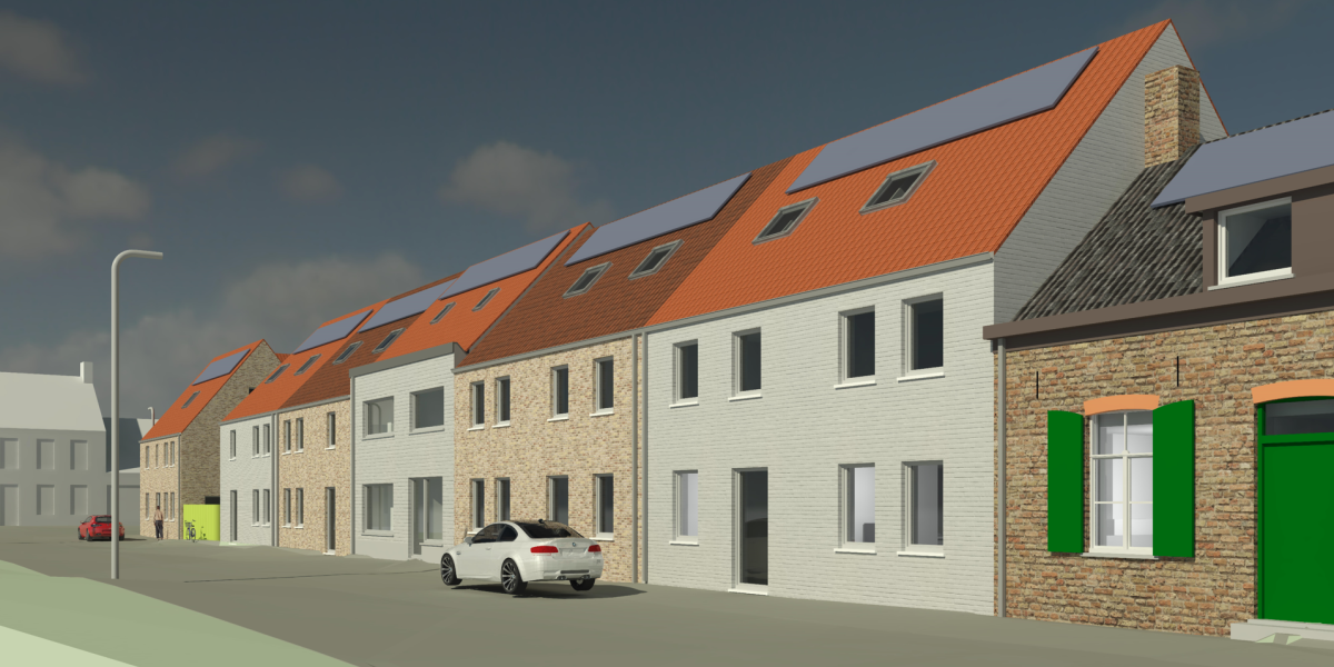 de lelie Beauvoorde nieuwbouwwoningen Veurne