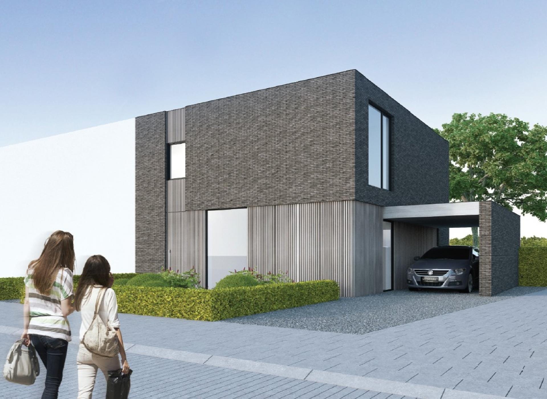 moderne halfopen woning