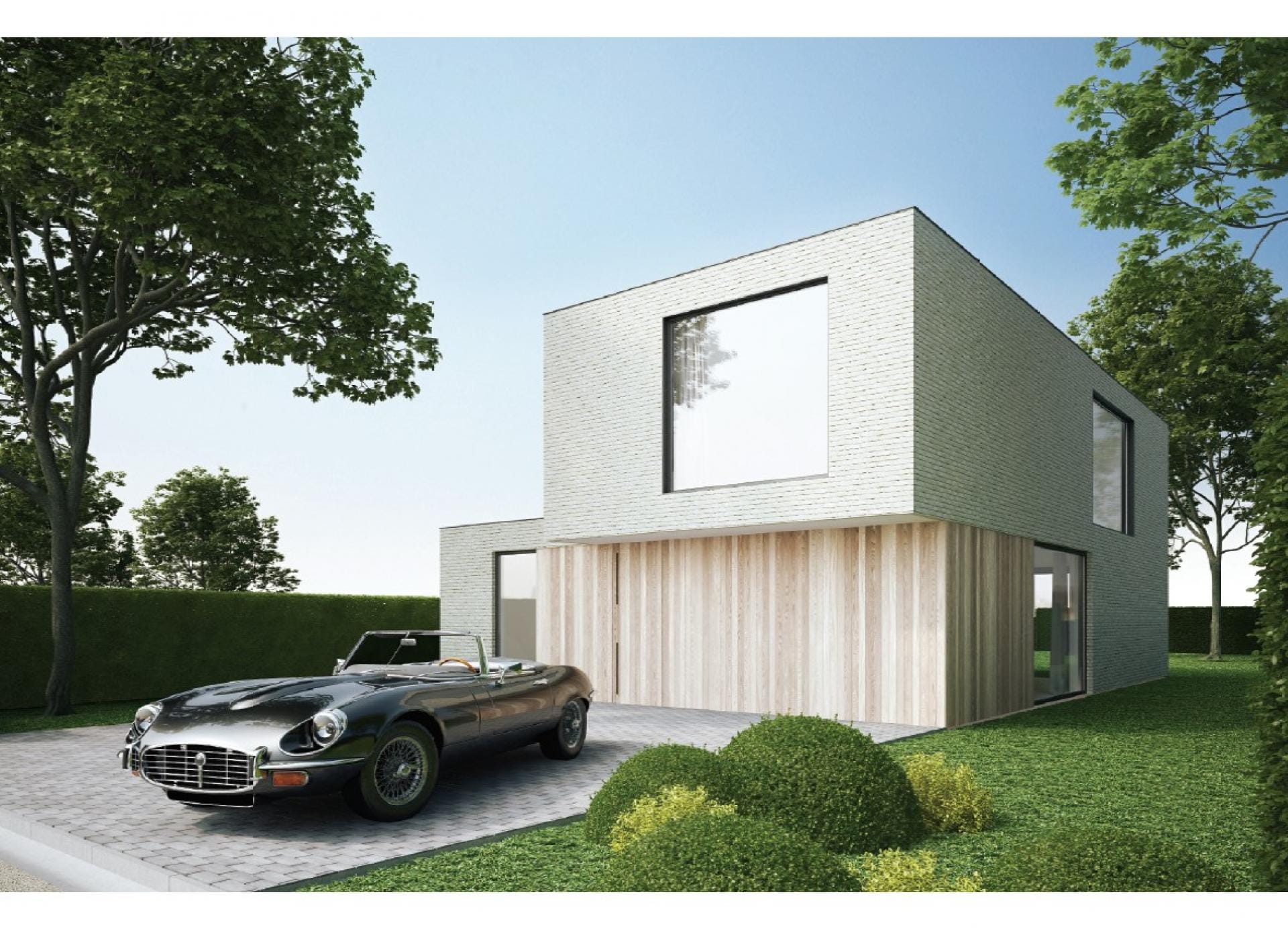 strakke moderne woning