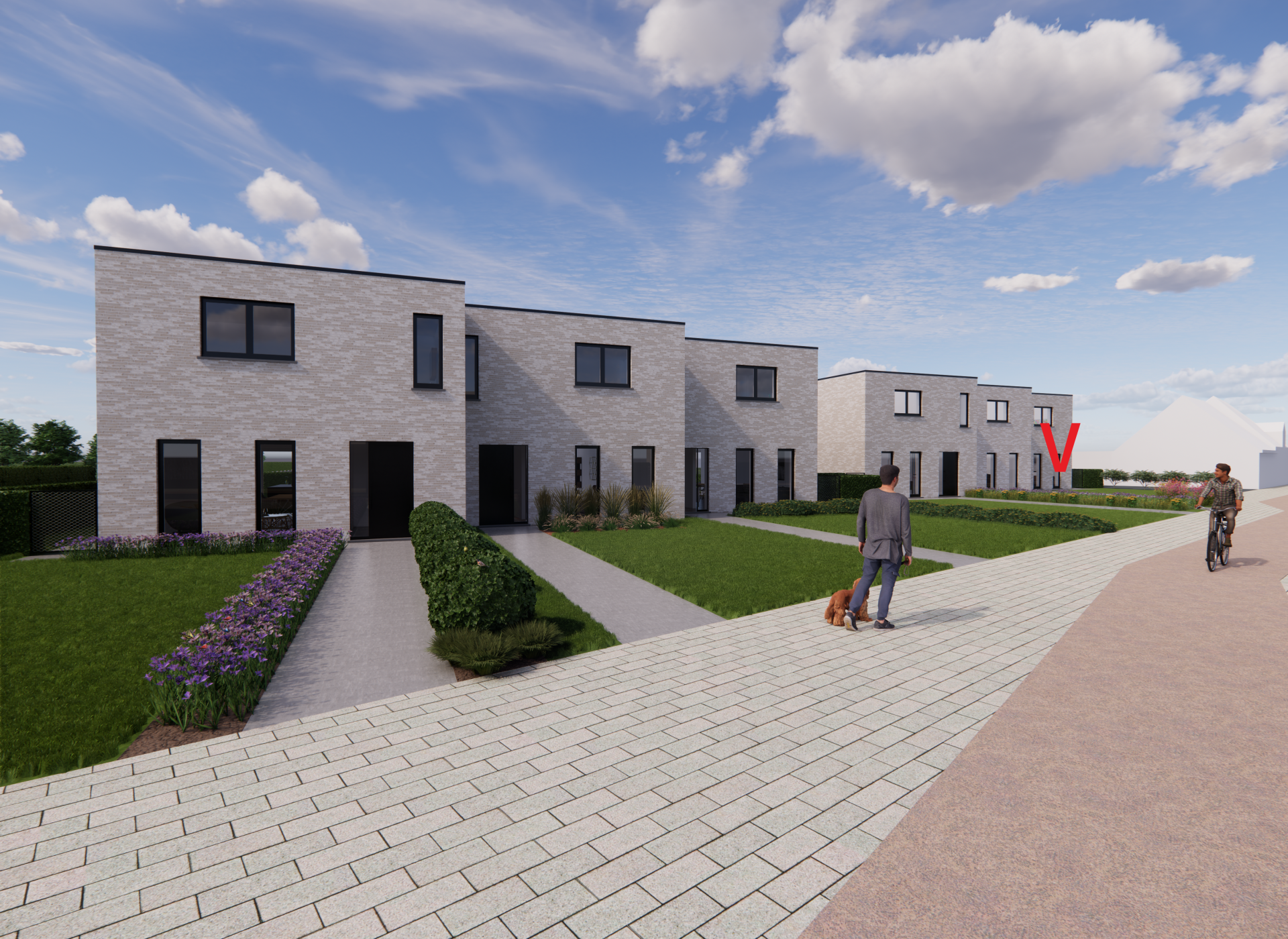 nieuwbouwwoningen te koop Woesten garage investeren