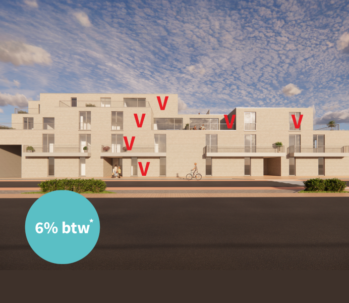 residentie Zaeyers nieuwbouwappartementen centrum Veurne