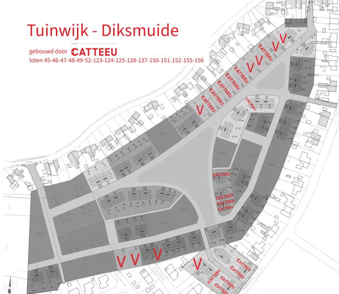 bouwgronden te koop Tuinwijk te Diksmuide Catteeu